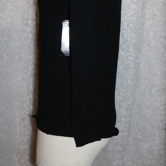 Kim Rogers polka dot accented long sleeve knit top PS NWT - Picture 5 of 7